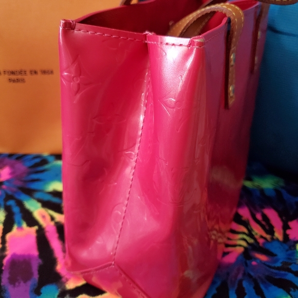 SOLD  Authentic Louis Vuitton Pink Vernis Handbag - Picture 9 of 14